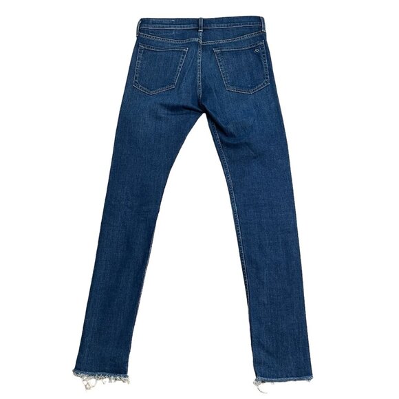 RAG & BONE JEANS STANDARD ISSUE FIT 1 EXTRA SLIM MENS 30 SELVEDGE MADE IN USA - Picture 2 of 15
